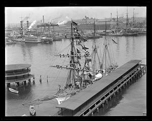Training ship Nantucket at berth at North End waterfront