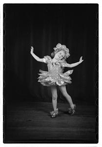 Girl dancer in costume