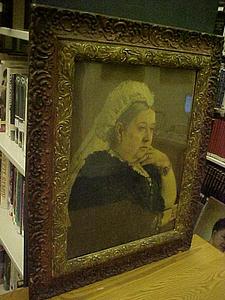 Chromolithographic portrait of Queen Victoria