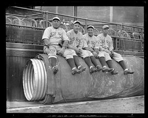 4 other Red Sox on tarp
