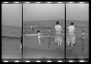 People at a beach