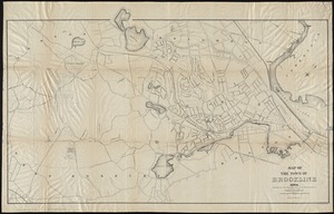 Map of the town of Brookline