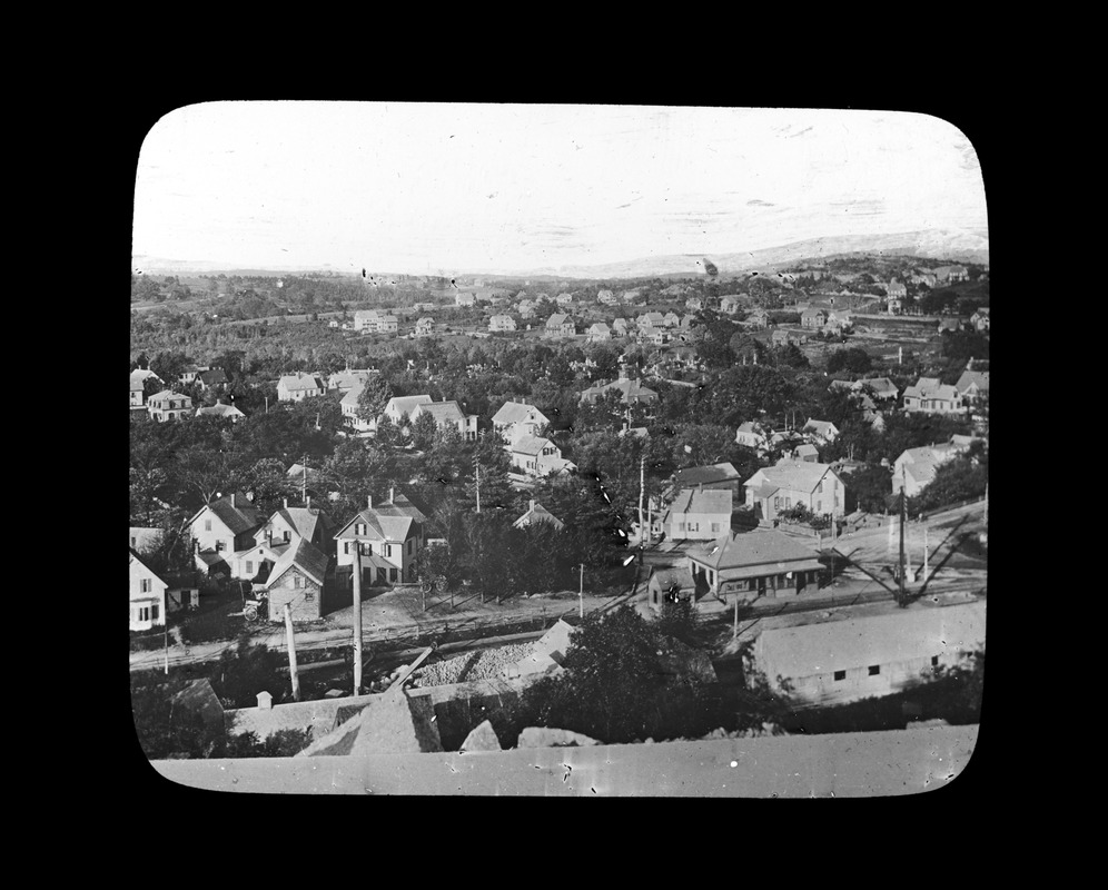 View of West Quincy from Swingle's Quarry - Digital Commonwealth