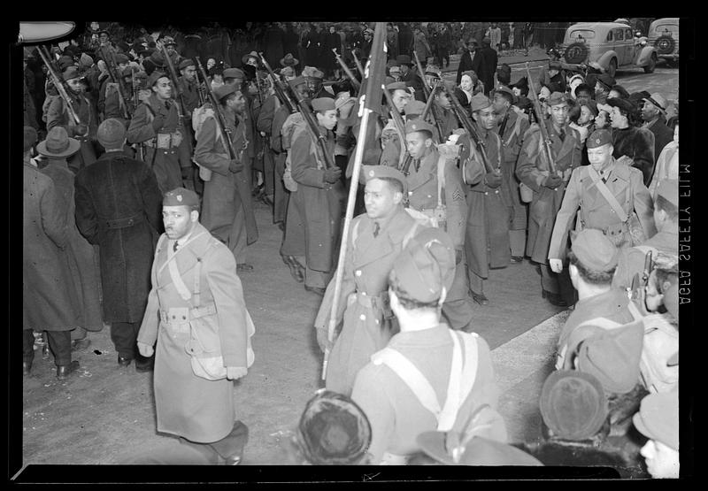 Departure of 3rd Bn. 372nd Infantry