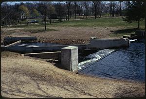 New dam with fish ladders North River