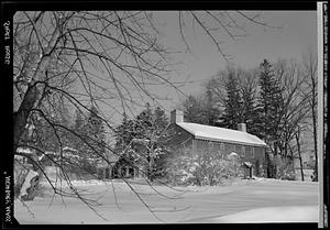 Short house in snow