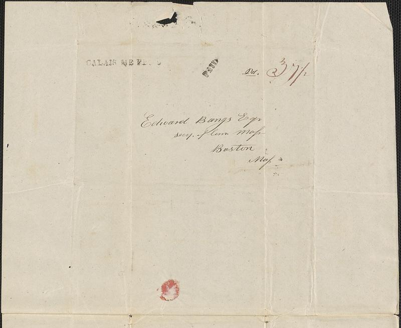 Anson G. Chandler to Edward Bangs, 4 February 1833