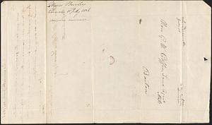 Moses Barley to George Coffin, 15 July 1836
