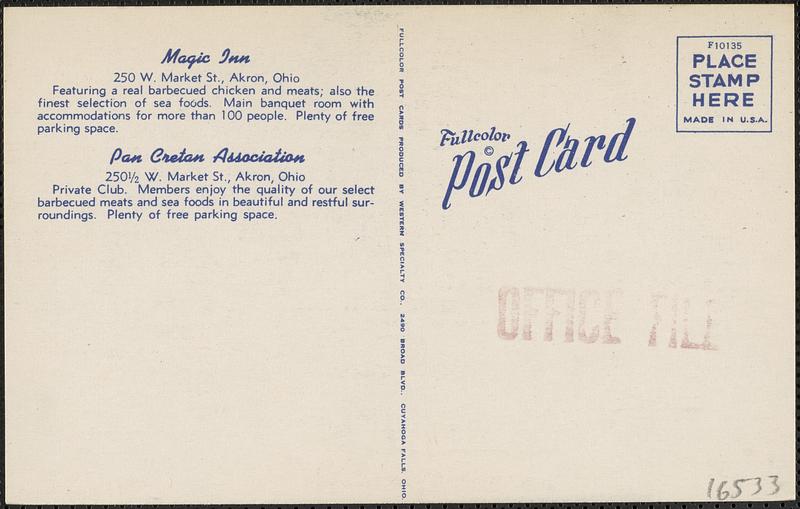 Magic Inn, Bar Pan Creatan Association