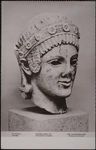 Athena. 14568. Roman copy of Archaistic Greek. The Metropolitan Museum of Art.