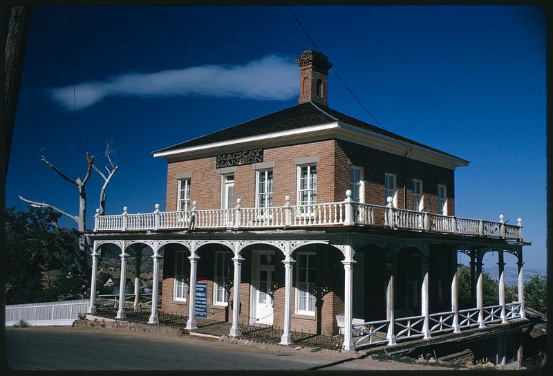 Exterior view of Mackay Mansion, Virginia City, Nevada