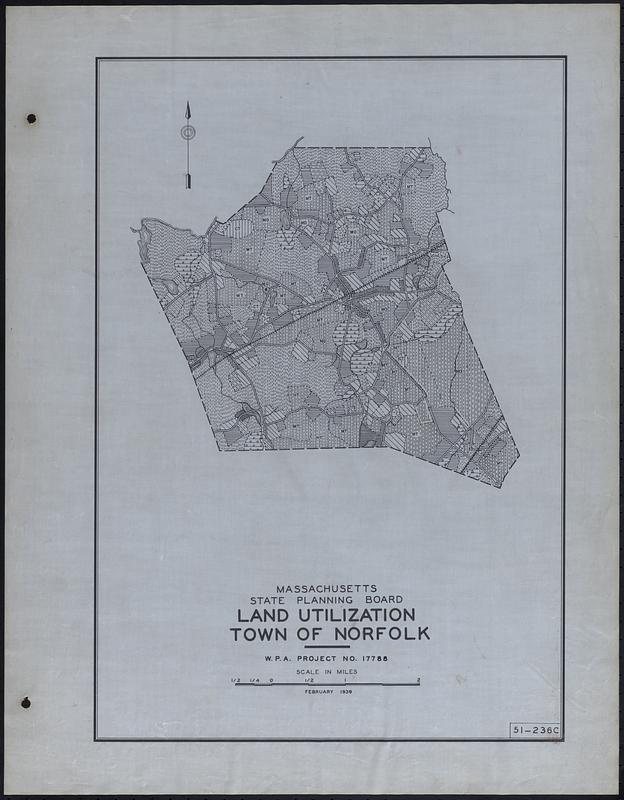 Land Utilization Town of Norfolk Digital Commonwealth