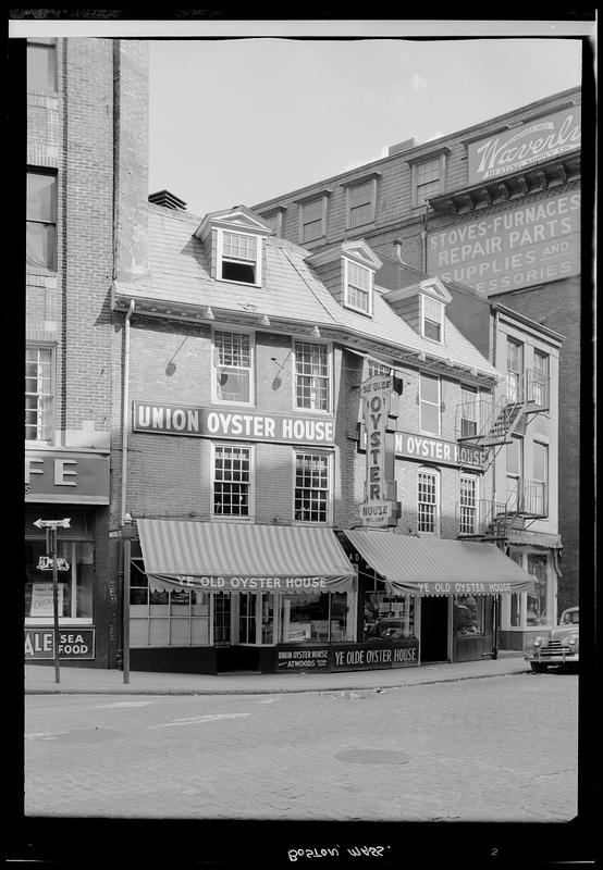 Ye Old Union Oyster House, Boston Digital Commonwealth
