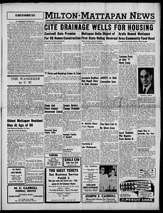 Milton Mattapan News, August 21, 1947