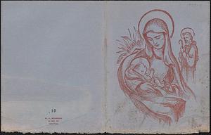 Christmas Cards Designed by MA Reardon (1950s)