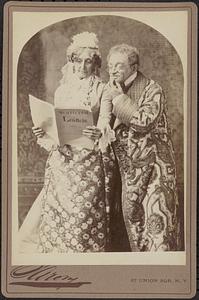 James Lewis & Mrs. Gilbert in "Big Bonanza" 1875