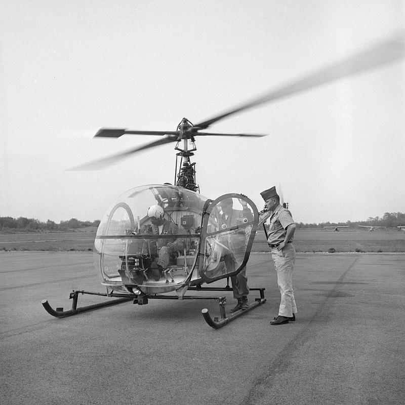 Army helicopter, Fall River, MA Digital Commonwealth