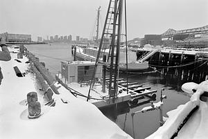 Monroe Shipyard, winter
