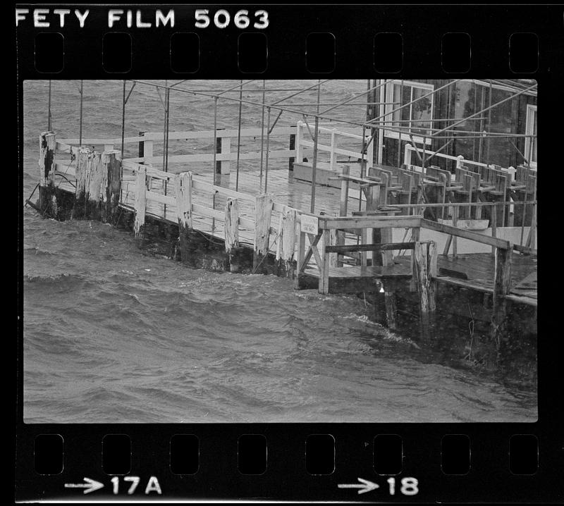 Waterfront during storm