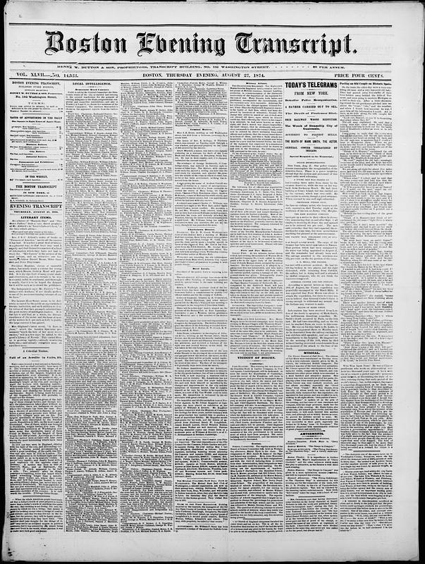 Boston Evening Transcript - Digital Commonwealth