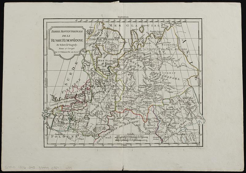 Partie septentrionale de la Russie Européenne