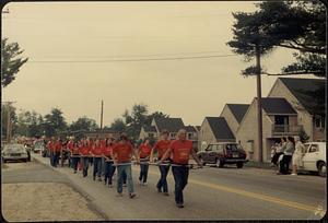 Ashburnham 1828 fire apparatus on parade