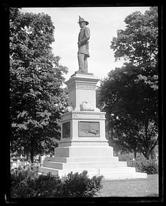 Forest Hills cemetery, fireman's statue