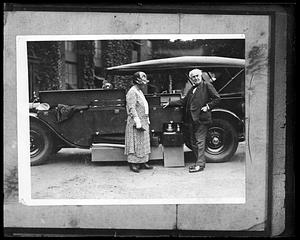 Thomas Edison with an unidentified woman
