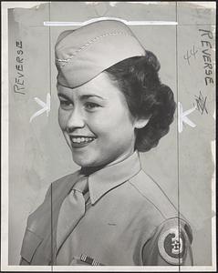 Sgt. Adelaide Lockhart of Brockton, Mass., elected "The Typical WAC" at Drew Field, Florida