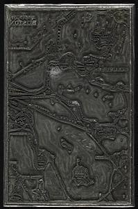[Printing plates for] a map of Boston and a map of Boston and surrounding country