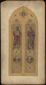 Nave window - Moses and Abraham