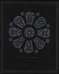 Rose window, Mass. General Hospital chapel