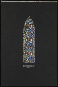 Design for nave window. (two), Massachusetts General Hospital Chapel