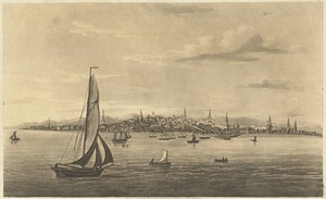 View of Boston, from the bay