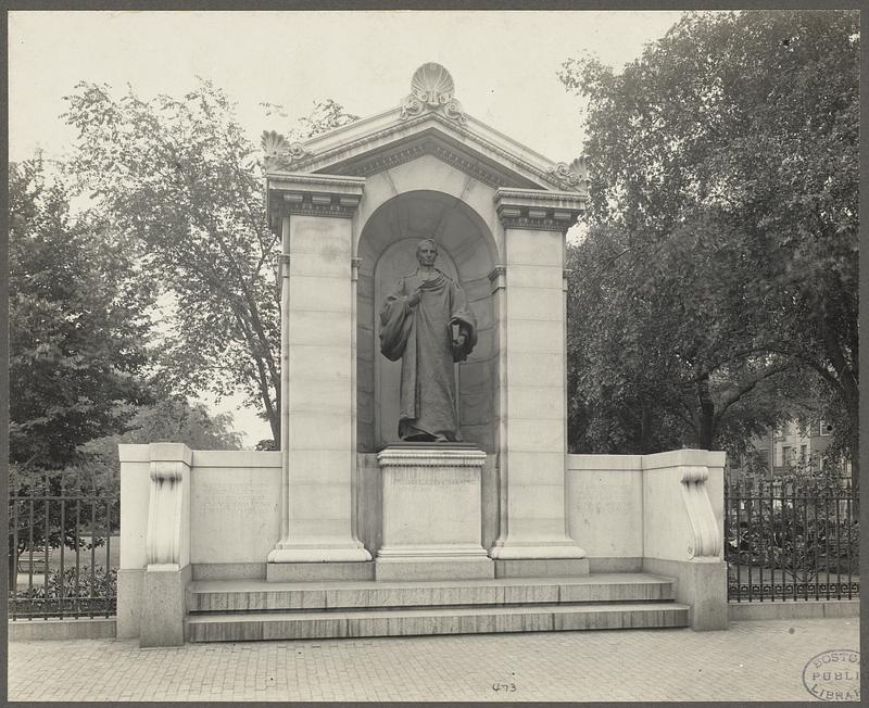 Boston, Massachusetts. William Ellery Channing memorial, Arlington St. Herbert Adams, sculptor