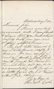 Letter from Thomas F. Cordis to John D. Long