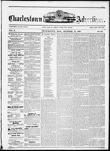 Charlestown Advertiser, December 26, 1860