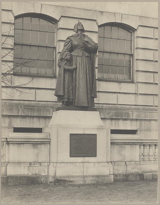 Statue of Anne Hutchinson, Boston, State House - Digital Commonwealth