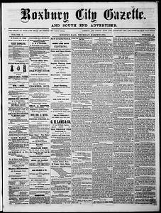 Roxbury City Gazette and South End Advertiser, March 31, 1864