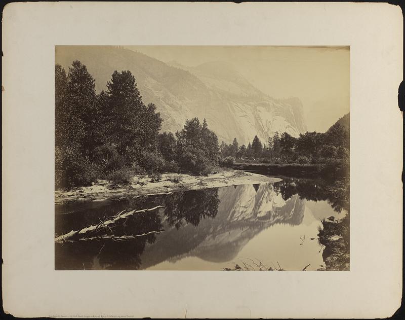 Mirror view of North Dome, Yosemite