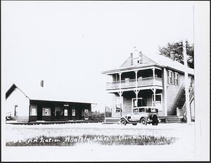 East Whately Railroad station and post office