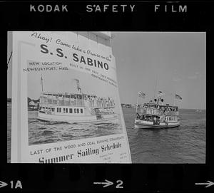 Steamship Sabino launch day