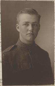 Portrait photograph of William Reginald Morse in uniform