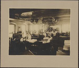 Finishing Room, Bay State Mill, 1913