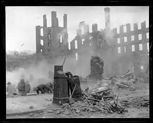 The alarm box that was rung during the Fall River fire. The alarm was heard around the country