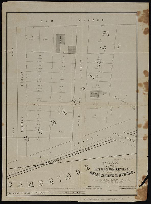 Plan of lots in Somerville