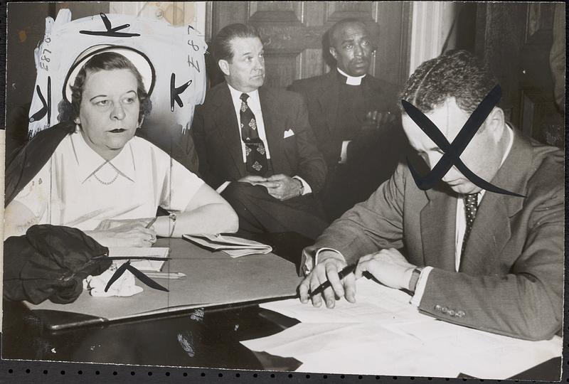 Hearing for secretary in office of Commissioner of Correction, State House, Boston