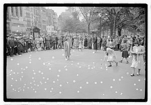 Hopscotch game, Boston Common