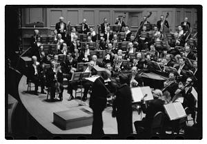 Balokovic violins with Boston Symphony, Koussevitzky conducting