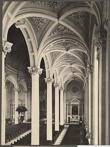 Interior of the Church of the Immaculate Conception, Harrison Ave., Boston, P. C. Keeley, architect